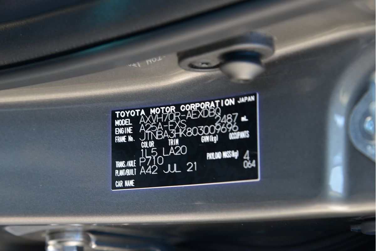 2021 Toyota Camry SL AXVH70R