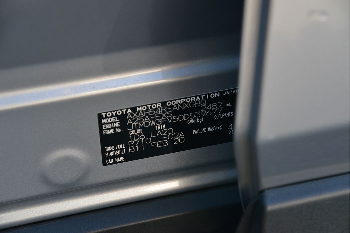 2020 Toyota RAV4 Cruiser AXAH54R