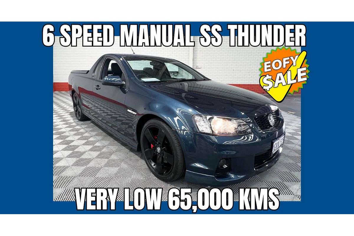 2012 Holden Ute SS Thunder VE Series II Rear Wheel Drive