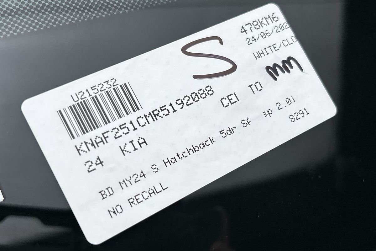 2024 Kia Cerato S BD