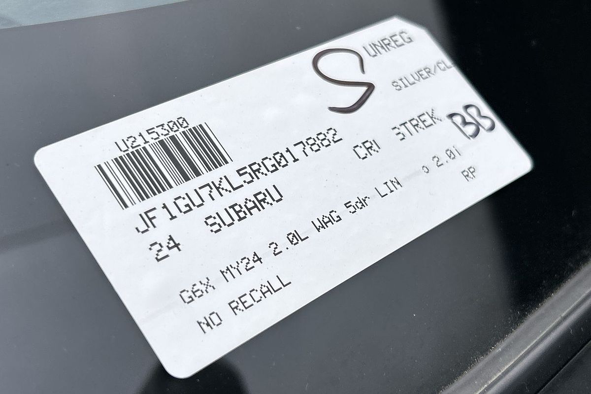 2024 Subaru Crosstrek 2.0L G6X