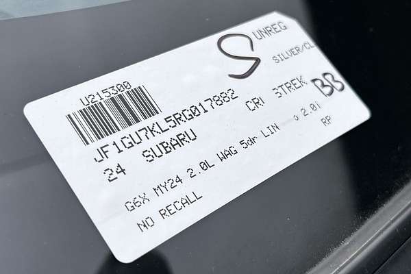 2024 Subaru Crosstrek 2.0L G6X
