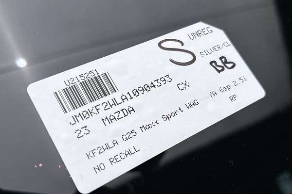 2023 Mazda CX-5 G25 Maxx Sport KF Series