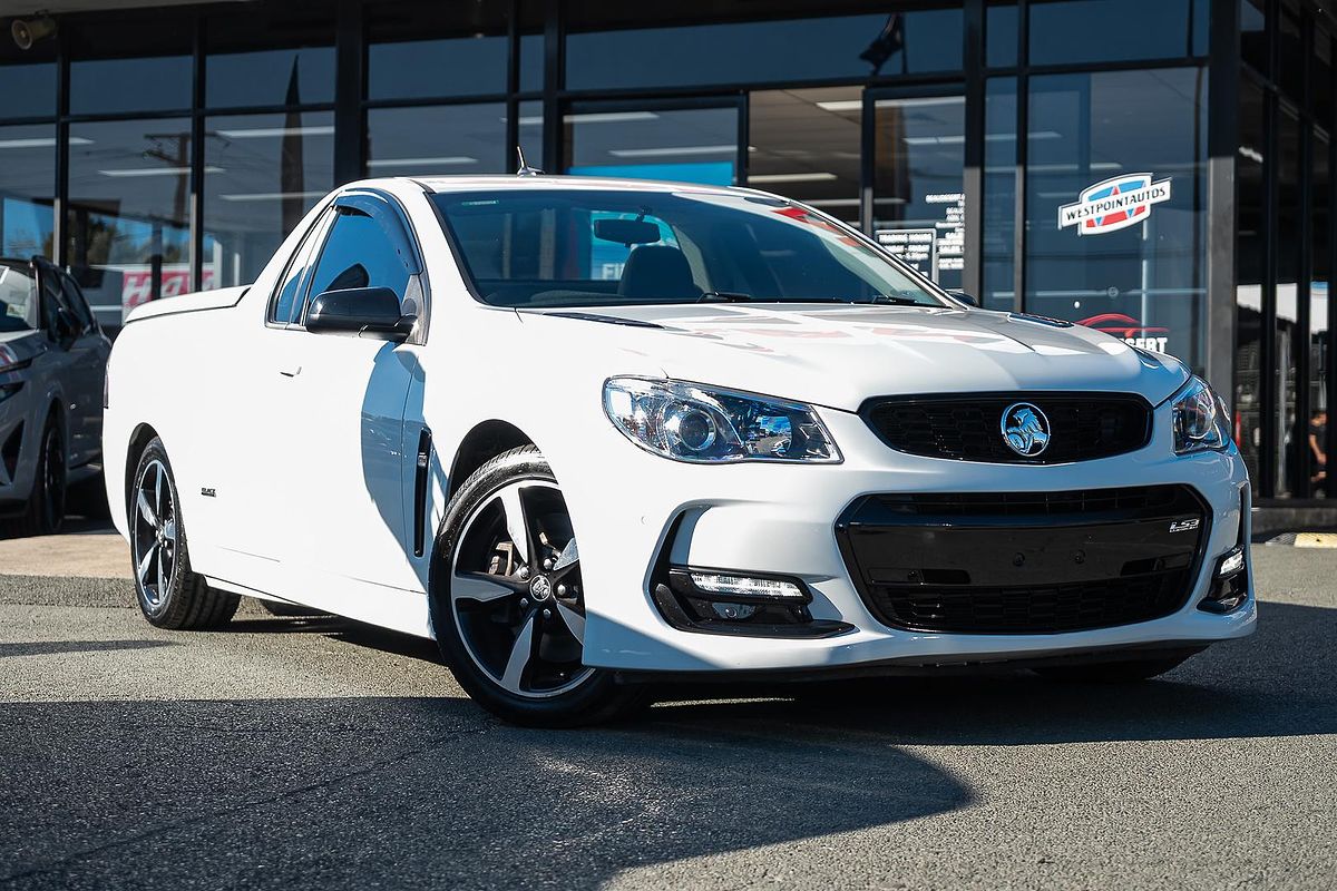 2016 Holden Ute SS Black VF Series II Rear Wheel Drive