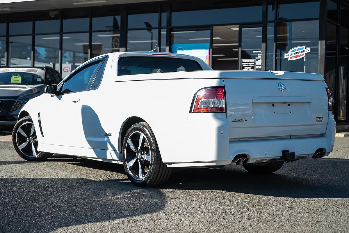2016 Holden Ute SS Black VF Series II Rear Wheel Drive