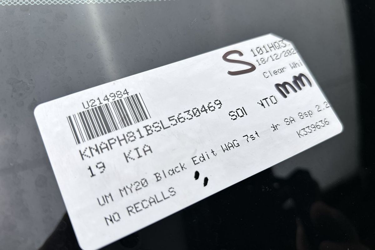 2019 Kia Sorento Black Edition UM