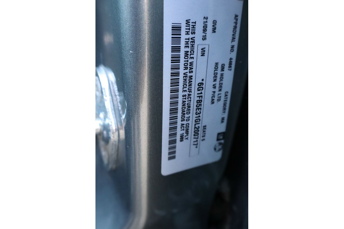 2015 Holden Commodore SV6 VF II