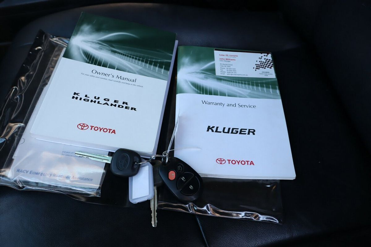 2009 Toyota Kluger KX-S GSU40R