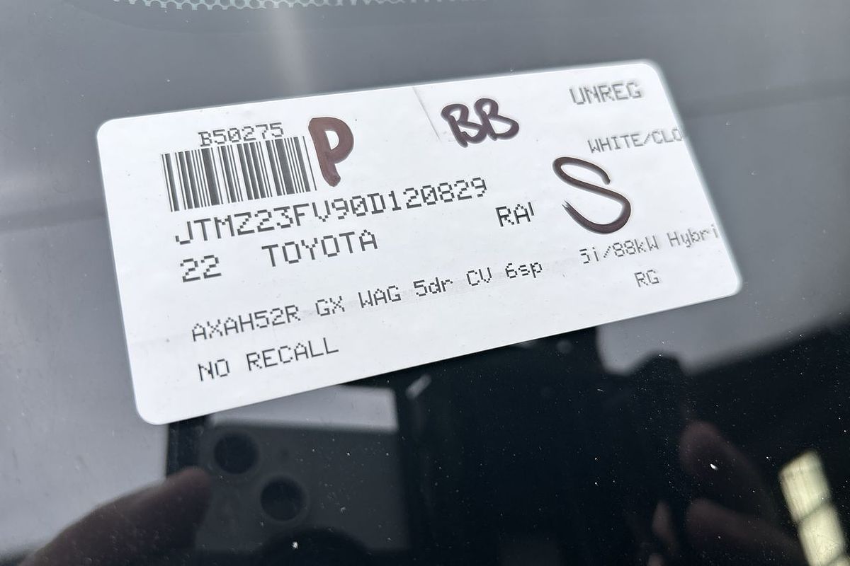 2022 Toyota RAV4 GX AXAH52R