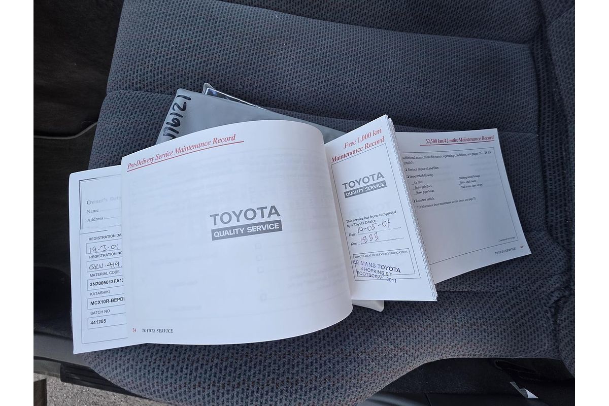 2001 Toyota Avalon Conquest MCX10R