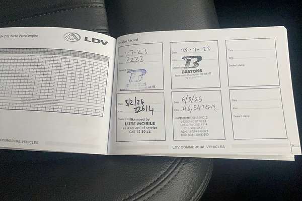 2022 LDV G10 + SV7C