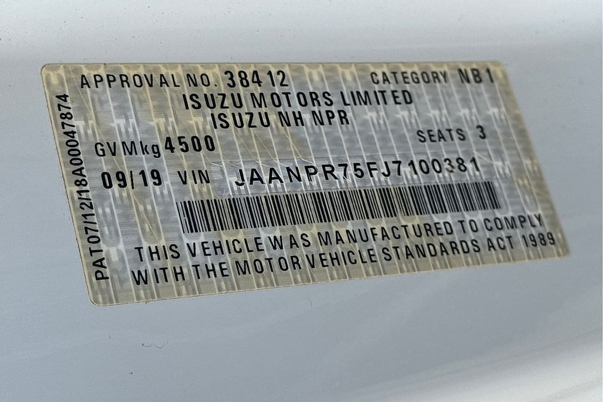 2019 Isuzu N Series NPR 45/55-155