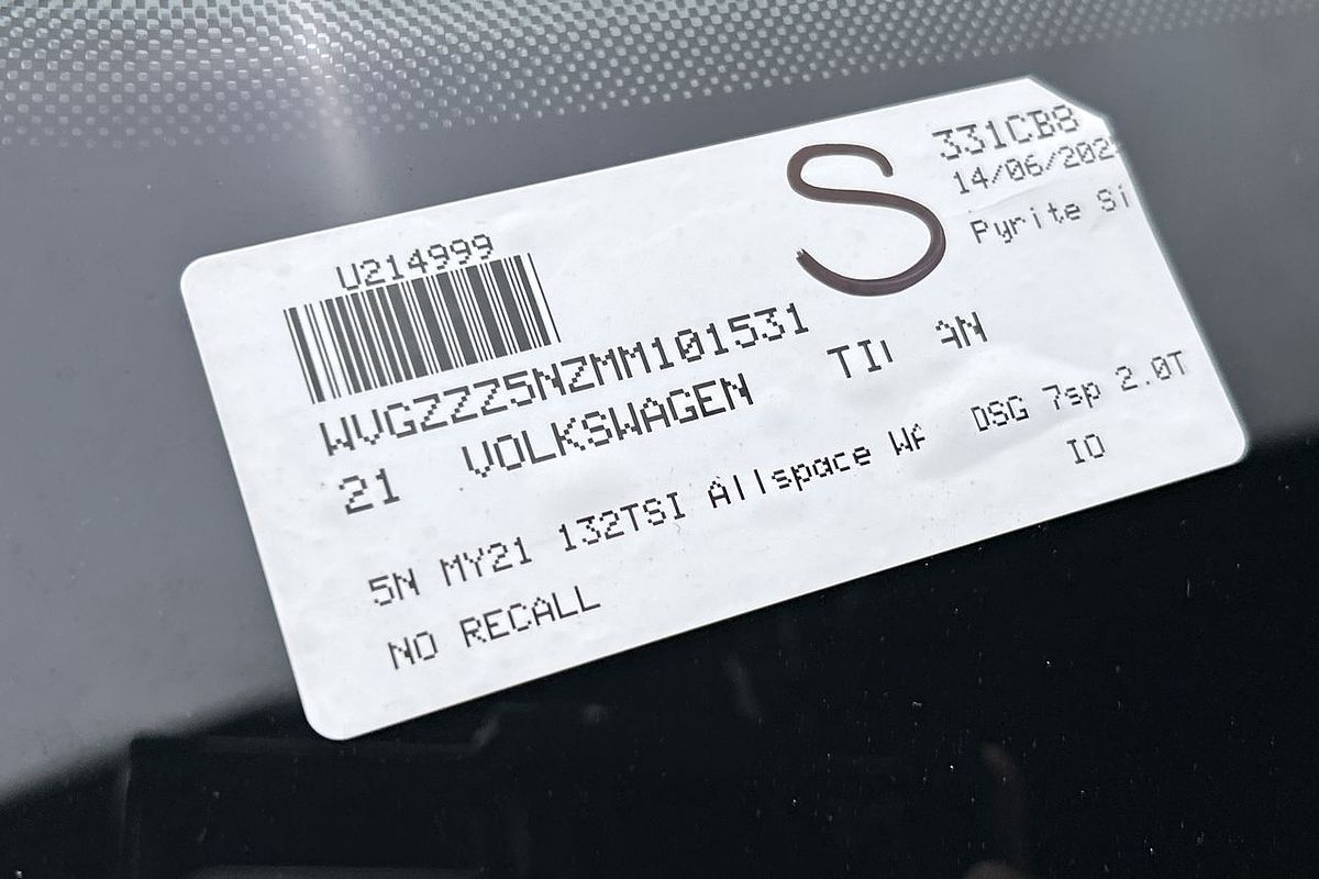 2021 Volkswagen Tiguan 132TSI Comfortline Allspace 5N