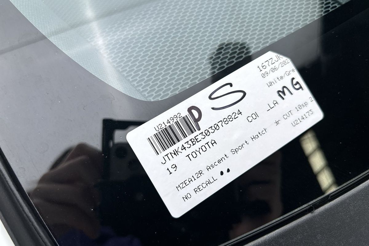 2019 Toyota Corolla Ascent Sport MZEA12R