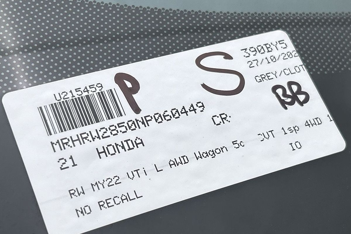 2021 Honda CR-V VTi L AWD RW