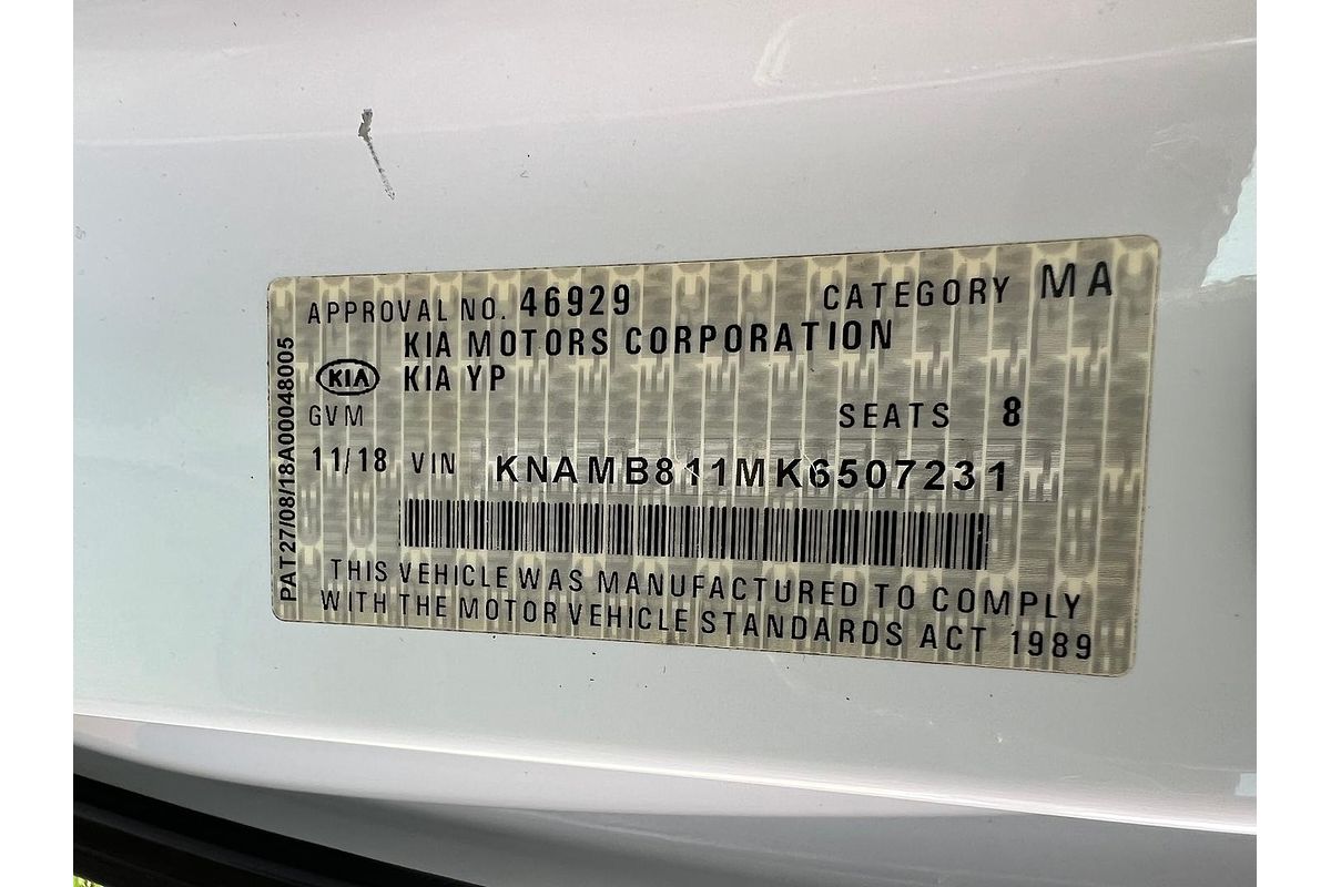 2018 Kia Carnival S YP