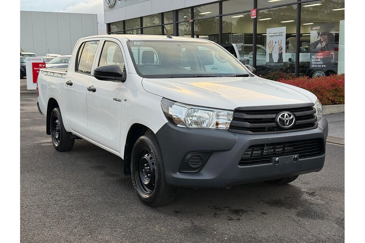 2016 Toyota Hilux Workmate TGN121R Rear Wheel Drive