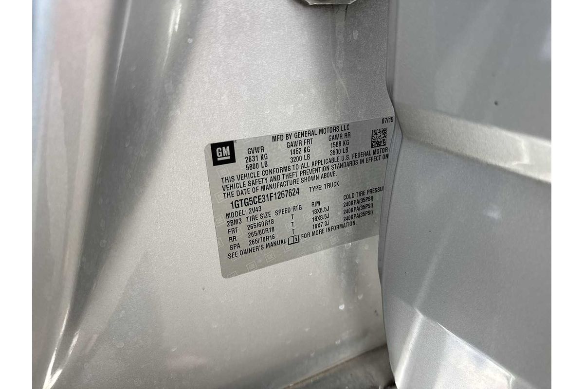 2015 GMC Canyon 2WD SLT