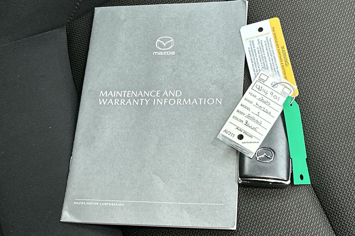 2020 Mazda 3 G20 Pure BP Series