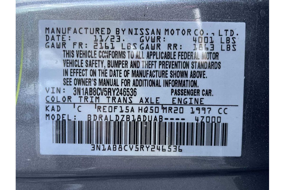 2024 Nissan Sentra SV