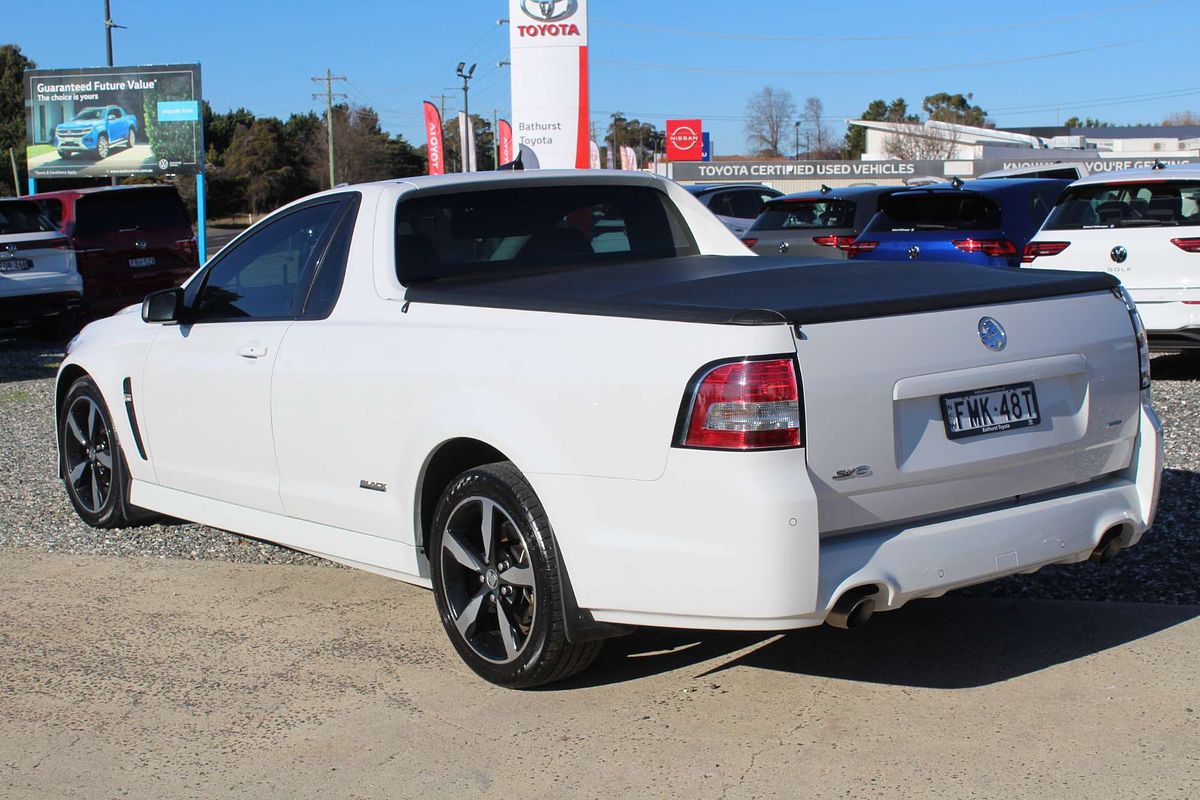 2016 Holden Ute SV6 Black VF Series II Rear Wheel Drive