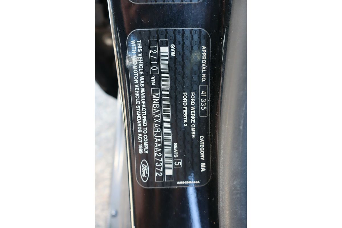 2010 Ford Fiesta LX WT