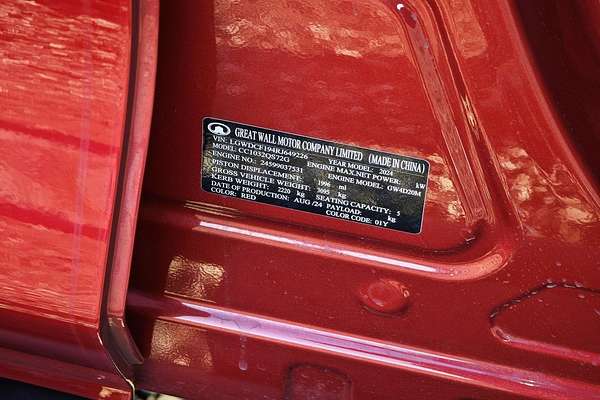 2024 GWM Ute Cannon XSR NPW 4X4