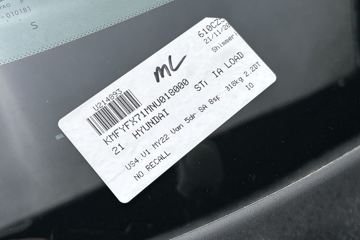 2021 Hyundai STARIA LOAD US4.V1