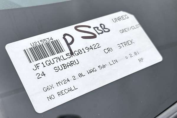 2024 Subaru Crosstrek 2.0L G6X