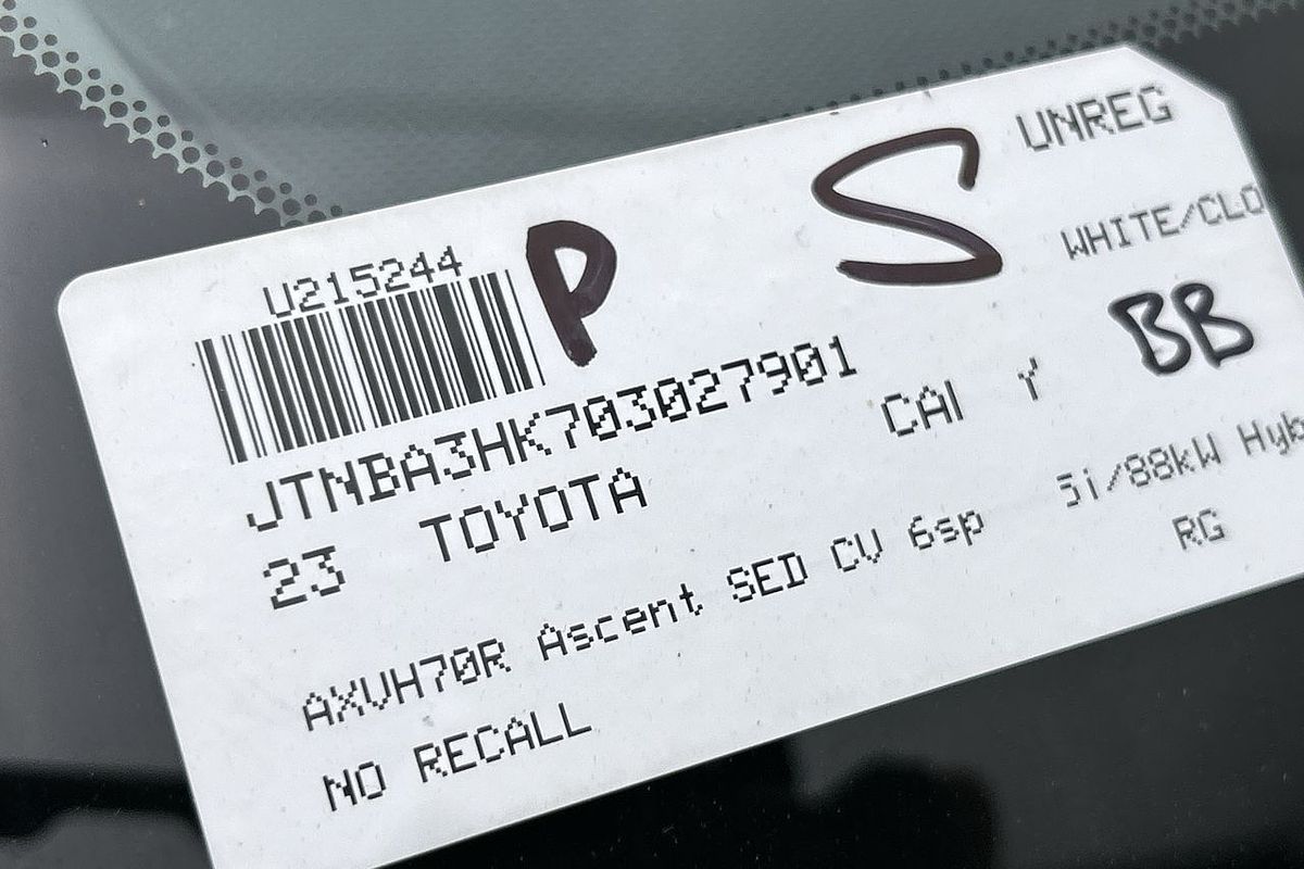 2023 Toyota Camry Ascent AXVH70R