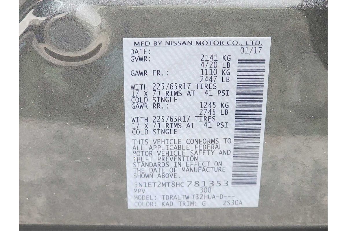 2017 Nissan Rogue SV Hybrid