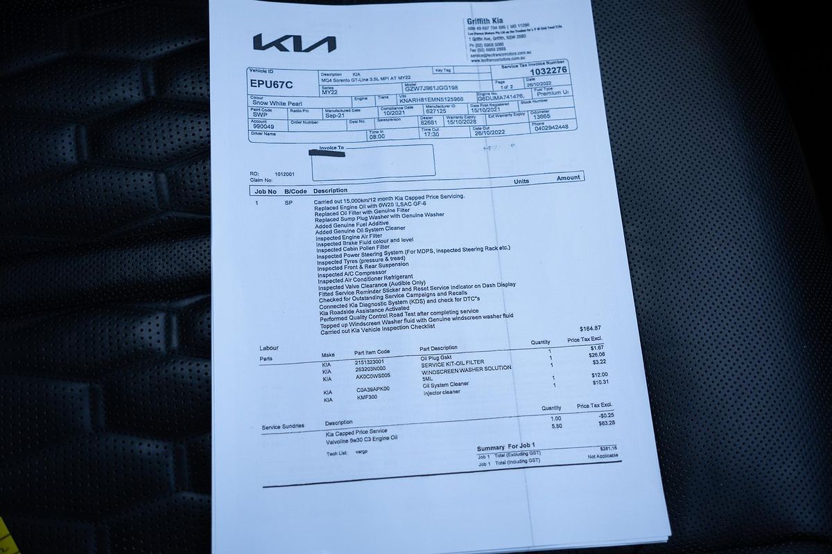 2021 Kia Sorento GT-Line MQ4