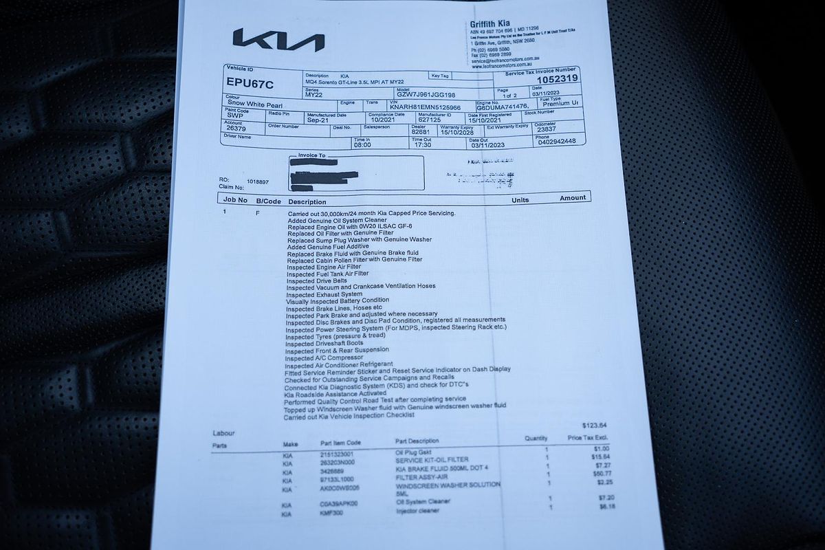 2021 Kia Sorento GT-Line MQ4