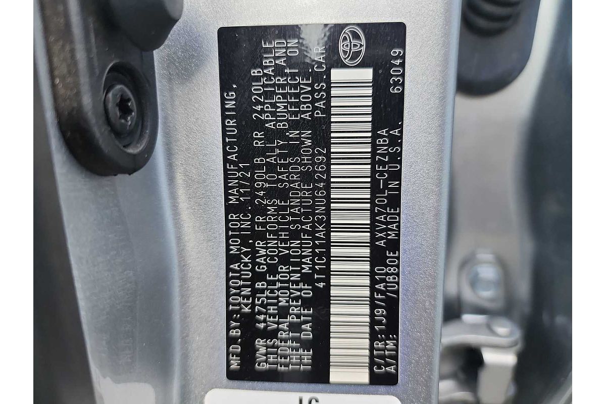 2022 Toyota Camry LE