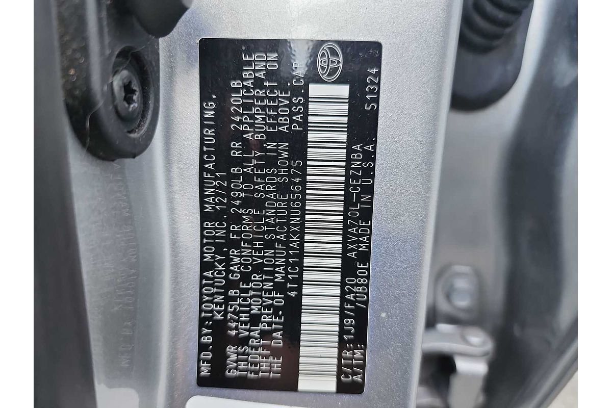 2022 Toyota Camry LE