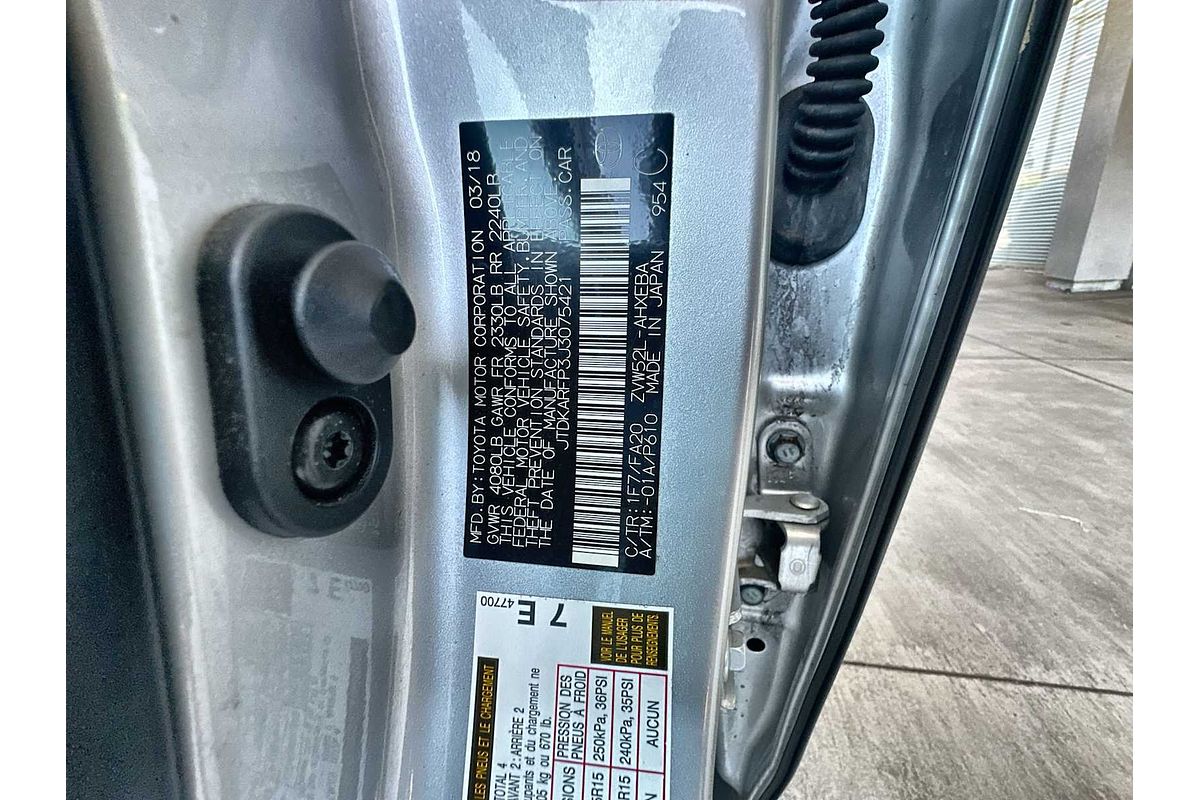 2018 Toyota Prius Plus