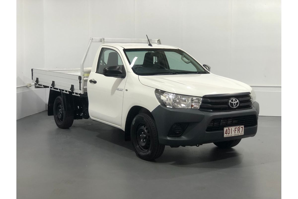 2018 Toyota Hilux Workmate TGN121R Rear Wheel Drive