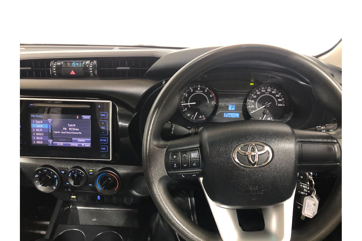 2018 Toyota Hilux Workmate TGN121R Rear Wheel Drive