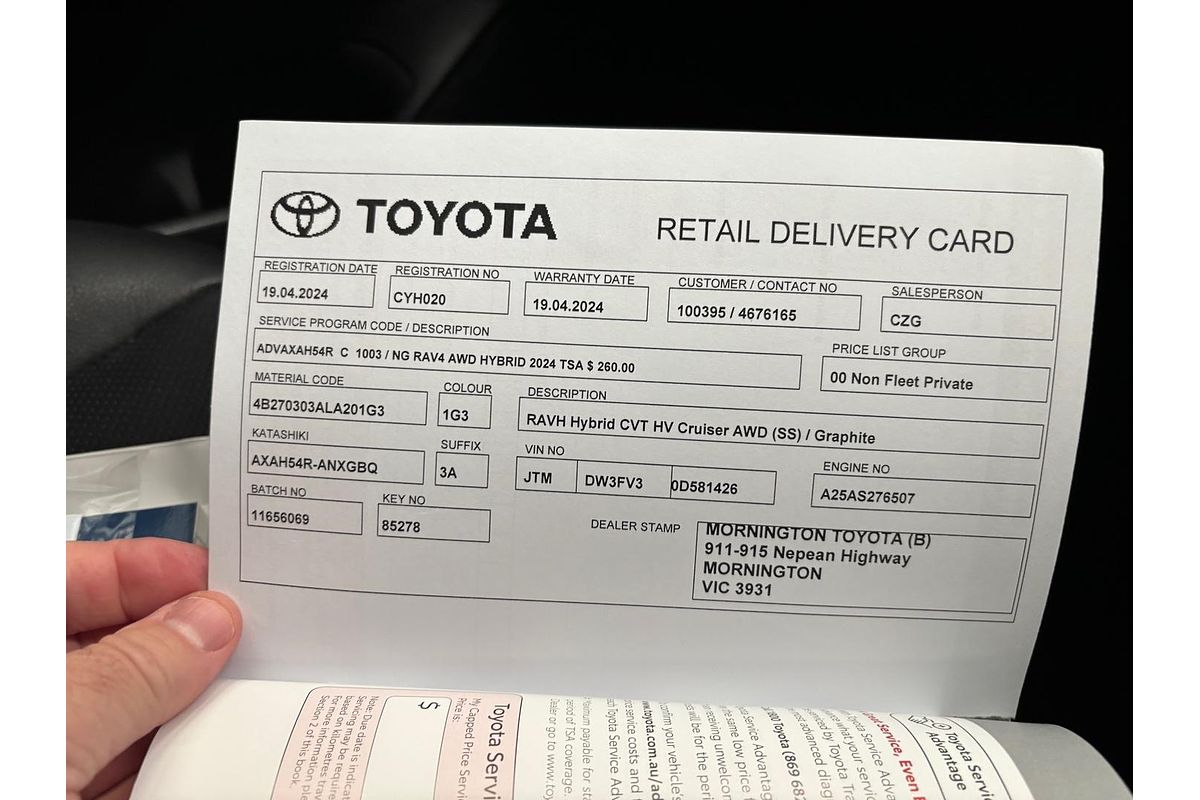 2024 Toyota RAV4 Cruiser AXAH54R