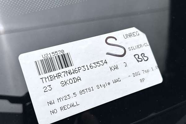 2023 SKODA Kamiq 85TSI Style NW