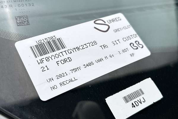 2021 Ford Transit Custom 340S VN SWB