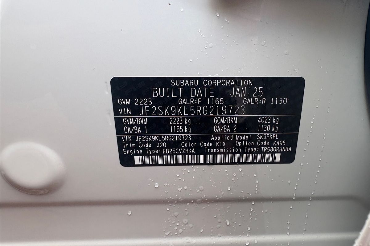 2025 Subaru Forester STI Sport S5