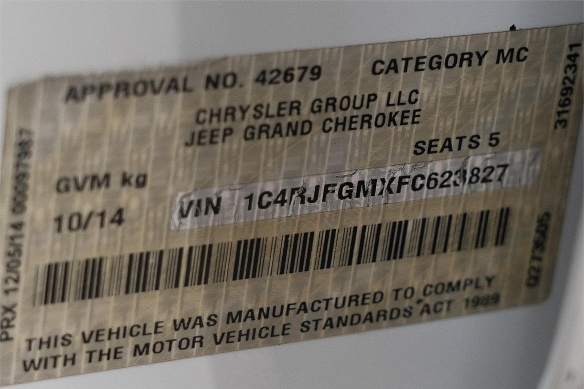 2014 Jeep Grand Cherokee Overland WK