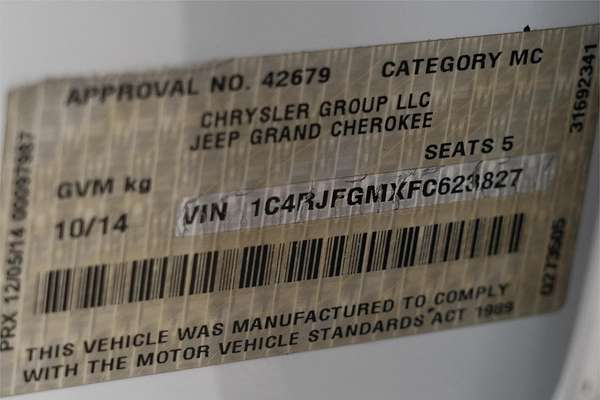 2014 Jeep Grand Cherokee Overland WK