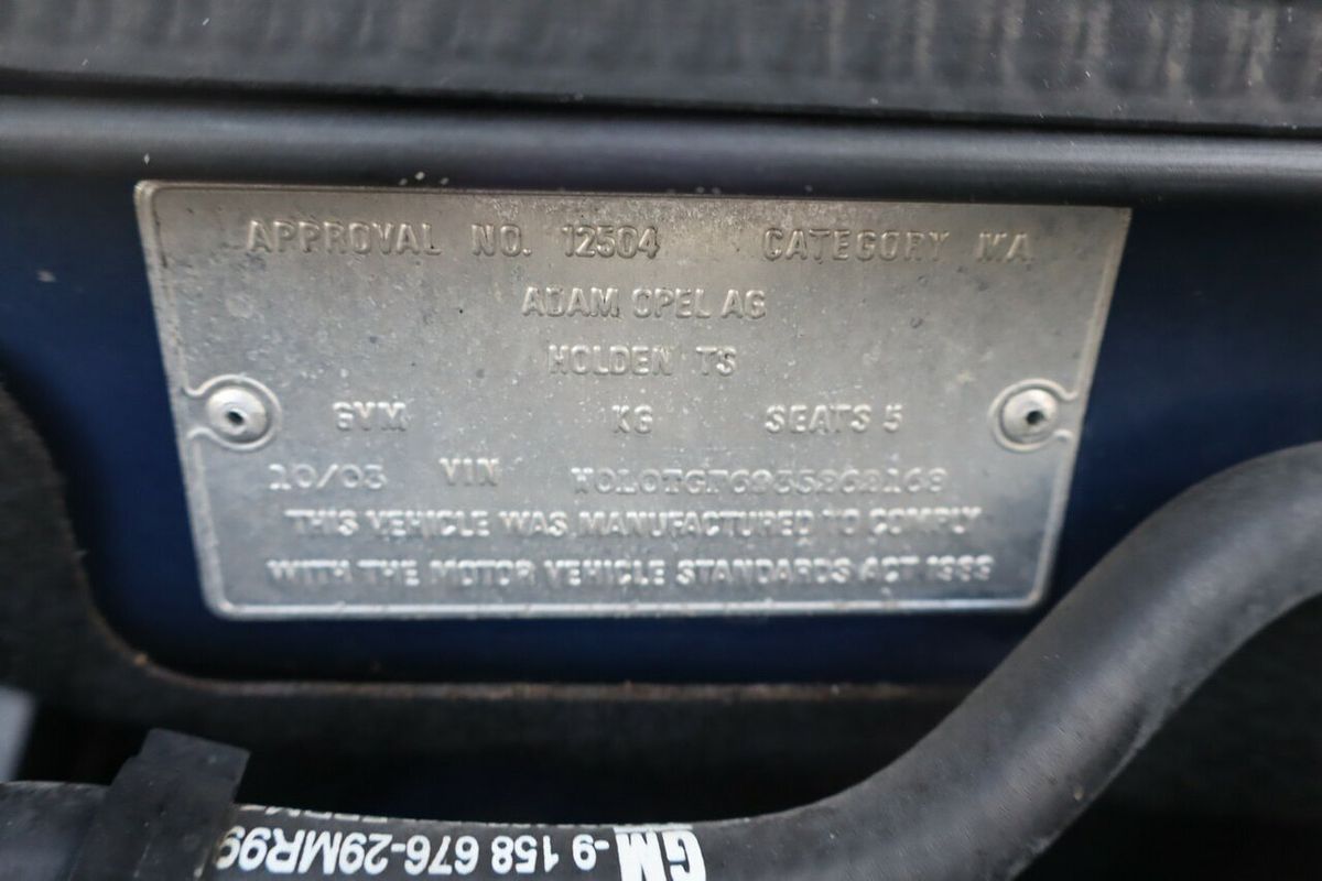 2003 Holden Astra Equipe TS