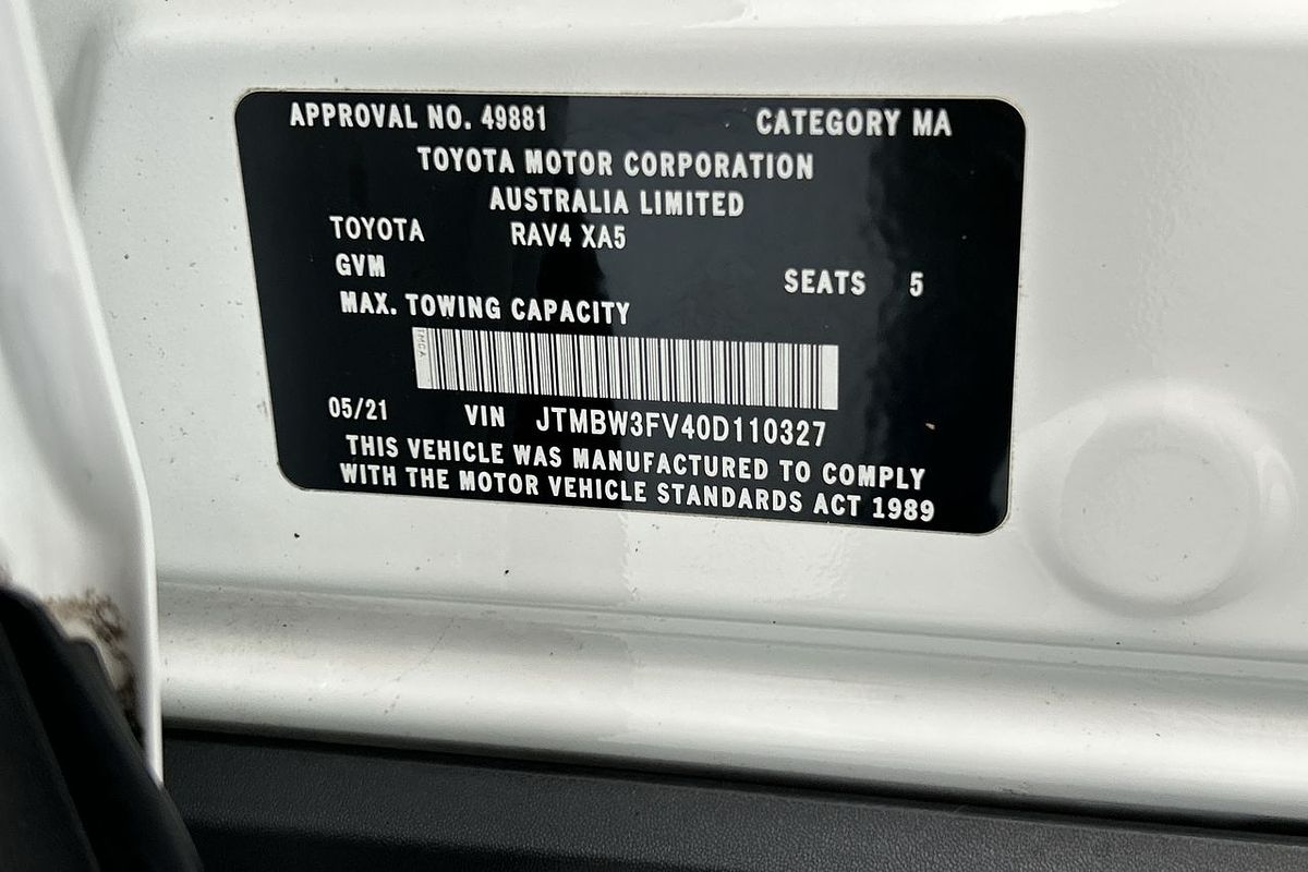 2021 Toyota RAV4 GX AXAH54R