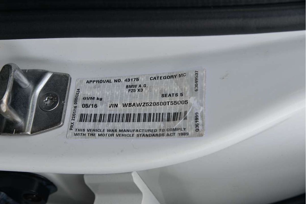 2016 BMW X3 xDrive20d F25 LCI
