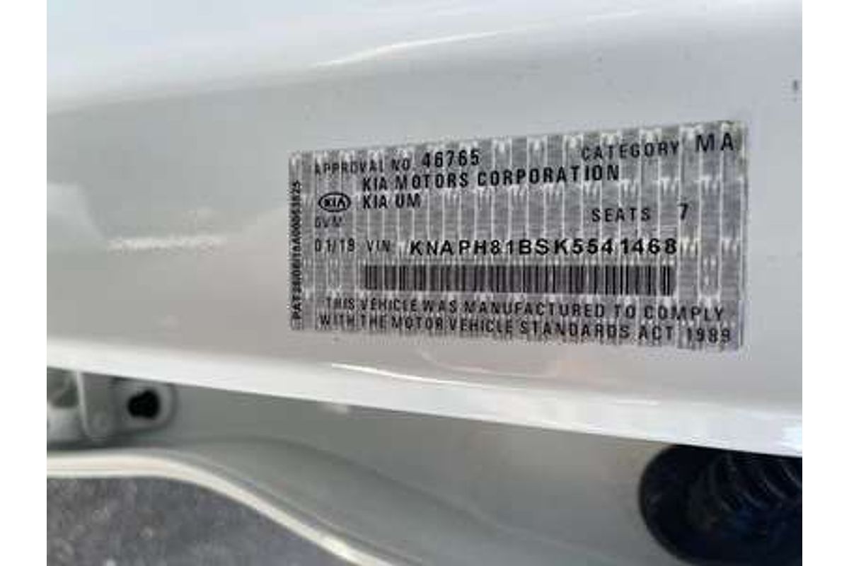 2019 Kia Sorento SLi UM