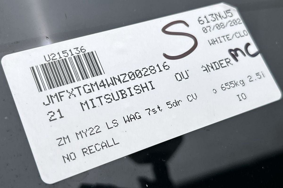 2021 Mitsubishi Outlander LS ZM