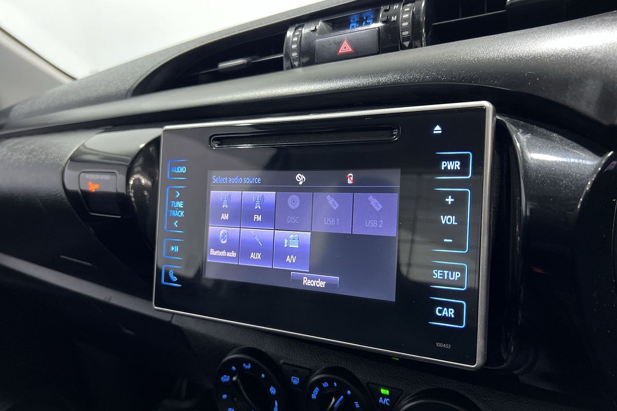 2019 Toyota Hilux Workmate TGN121R Rear Wheel Drive